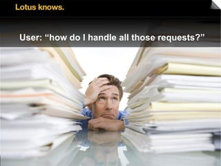 User: “how do I handle all those requests?” 