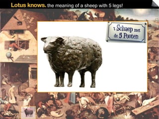 the meaning of a sheep with 5 legs! 