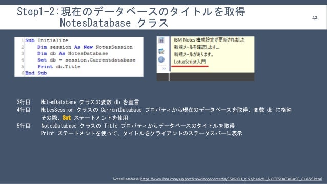 今日から始める Lotusscript Domino クラスライブラリの使い方 Version 1 1