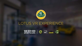Lotus Virtual reality Experience Presentation