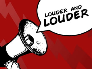 Louder and louder powerpoint