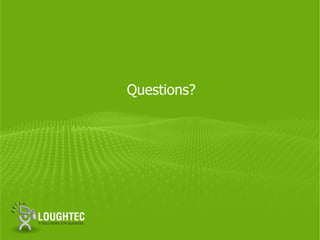 Questions?
 