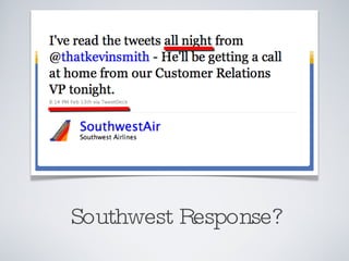 Southwest Response? 