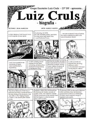 Louis Cruls cartoon biography