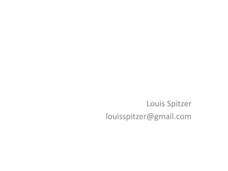 Louis Spitzer 
louisspitzer@gmail.com 
 