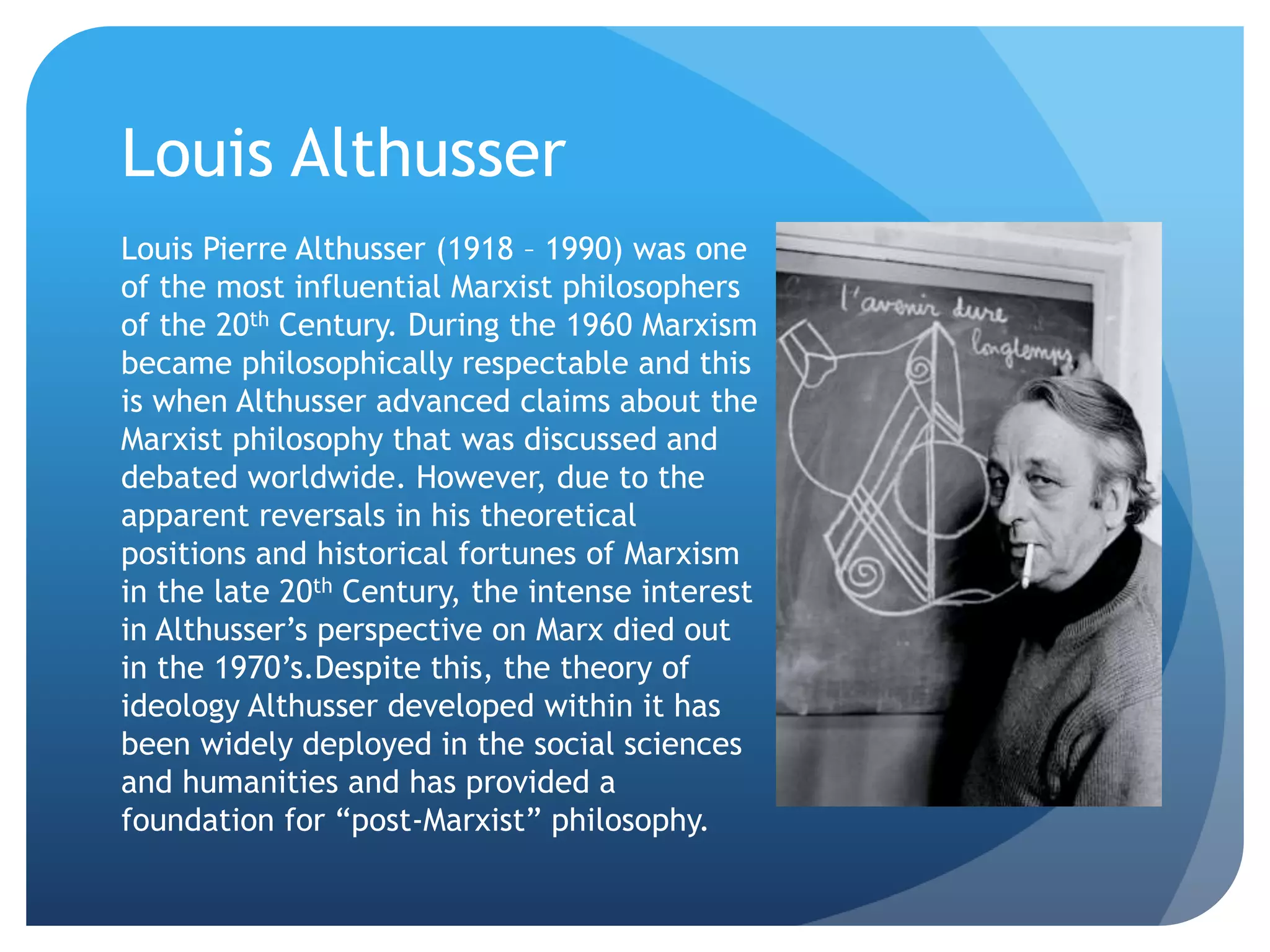 Louis althusser | PPTX