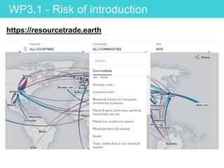 https://resourcetrade.earth
WP3.1 - Risk of introduction
 