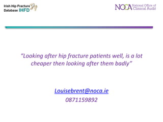 Falls (Acute Hospitals) & Irish Hip Fracture Database, AIGNA ...