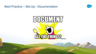 Best Practice – Set-Up - Documentation
 
