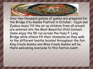 Louisiana festivals!!! | PPT