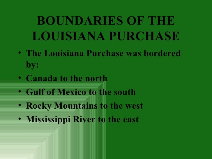 Louisiana Purchase Powerpoint Presentation