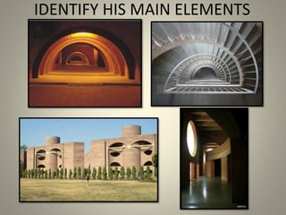 IDENTIFY HIS MAIN ELEMENTS
 