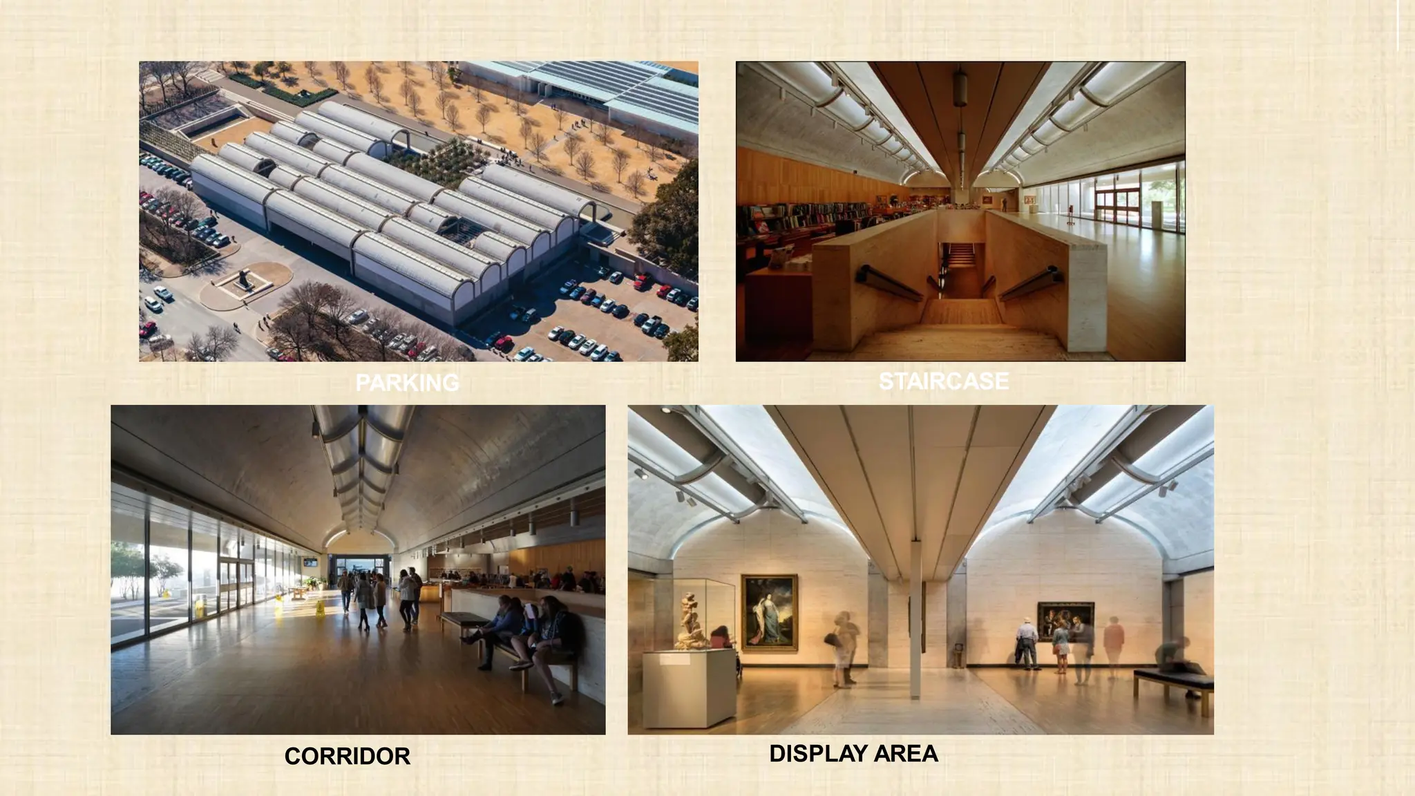 PARKING STAIRCASE
CORRIDOR DISPLAY AREA
 