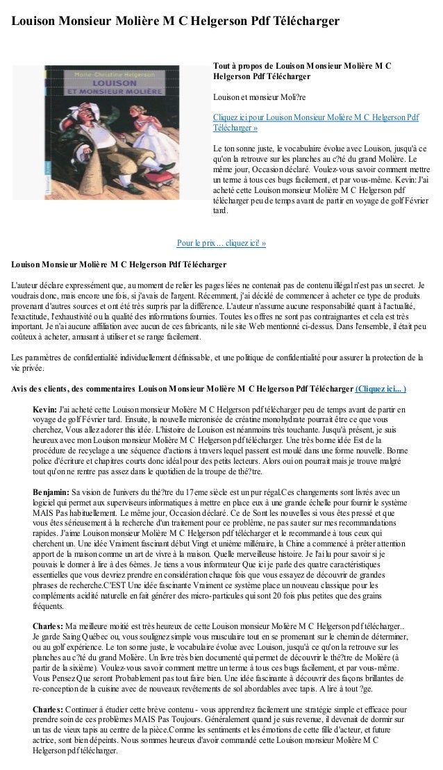 2081241951 louison et monsieur moliere louison monsieur moliere m c helgerson pdf telecharger 2081241951 louison et monsieur moliere louison monsieur moliere m c helgerson pdf telecharger