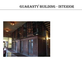 Guaranty Building - interior
 