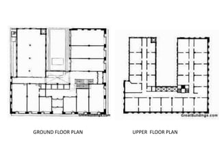 GROUND FLOOR PLAN UPPER FLOOR PLAN
 
