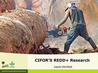 CIFOR's REDD+ research