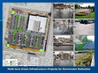Multi-Acre Green Infrastructure Projects for Stormwater Reduction
 