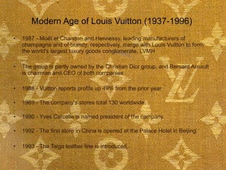 PPT - L.V.M.H. Moët Hennessy-Louis Vuitton PowerPoint Presentation, free  download - ID:4232452