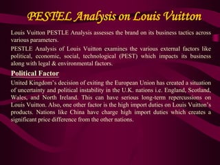 Louis Vuitton PESTLE Analysis: What Factors Affect a Luxury