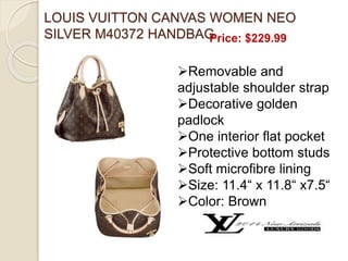 Louis Vuitton Neo Monogram Canvas M40372