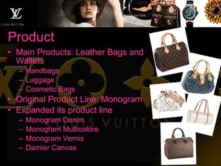 louis vuitton product line