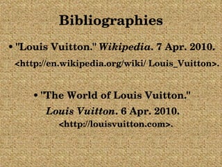 Louis Vuitton (LVMUY) Q1 Sales Call - Slideshow (OTCMKTS:LVMUY