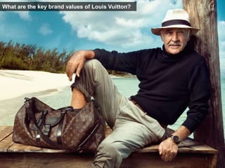 What are the key brand values of Louis Vuitton?
 