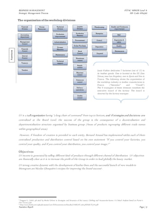 chart louis vuitton organizational structure