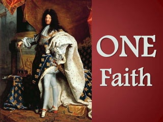 ONE
Faith

 