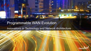 Software Innovations and Control Plane Evolution in the new SDN Transport Architectures
