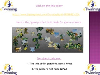 Click on the link below


http://www.jigsawplanet.com/?rc=play&pid=1889b981c53c


   Here is the jigsaw puzzle I have made...