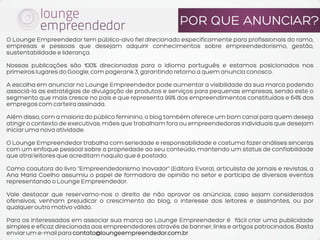 Midia Kit Lounge Empreendedor