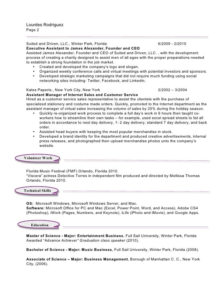 lourdes rodriguez master resume 2 728