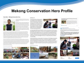 Communicating the Wonders of the Mekong to build support for conservation