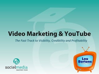 Video Marketing & YouTube
  The Fast Track to Visibility, Credibility and Profitability
 