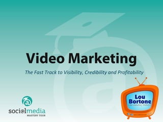 Video Marketing
The Fast Track to Visibility, Credibility and Profitability
 