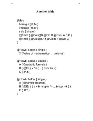 Lout example | PDF