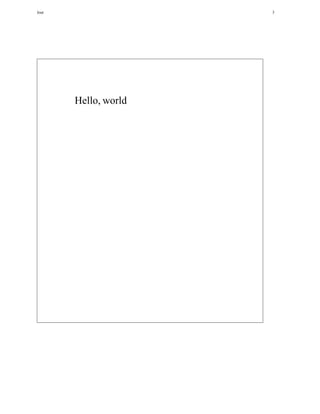 Lout example | PDF