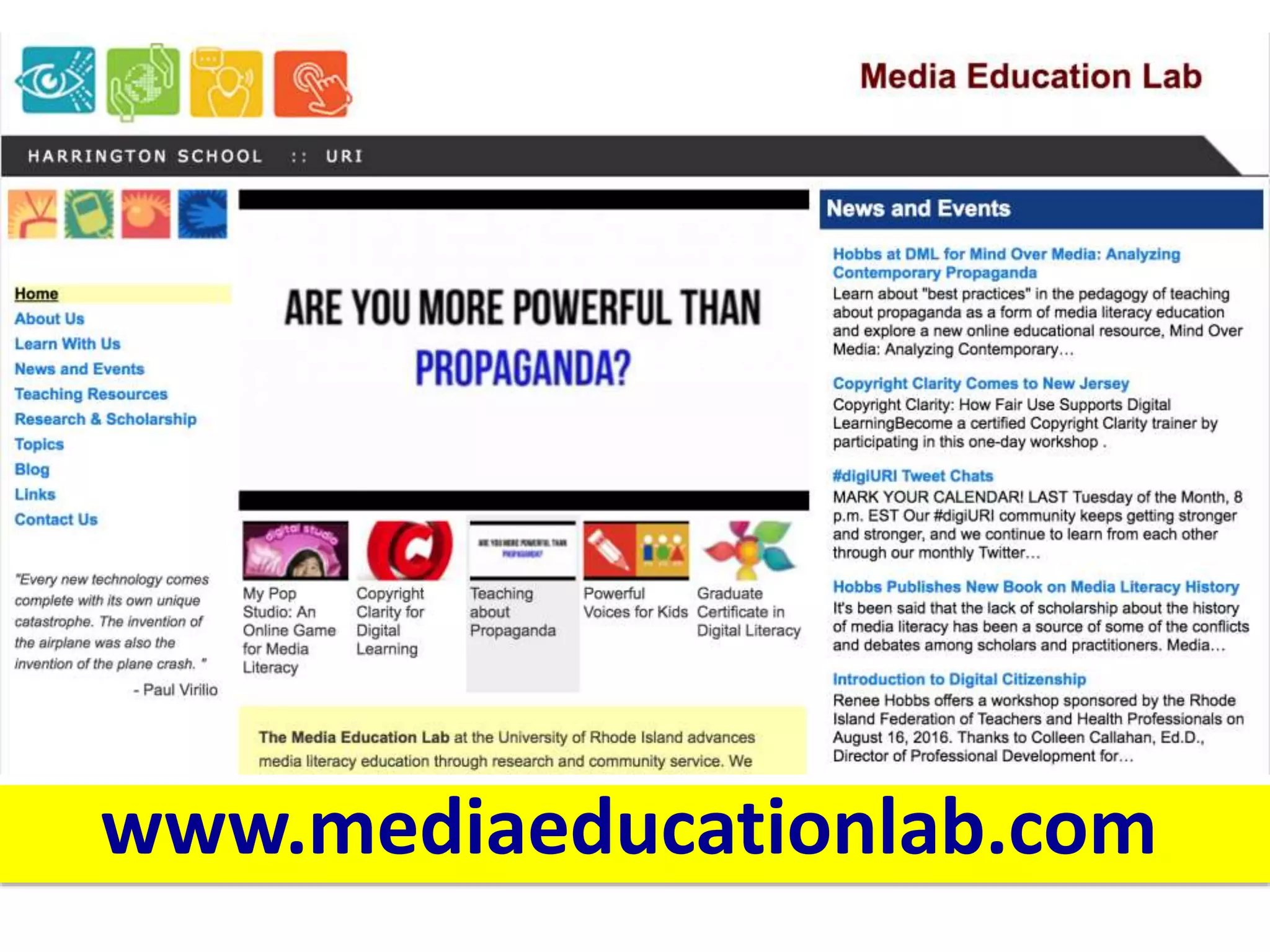 www.mediaeducationlab.com
 