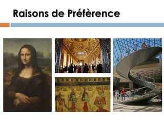 Raisons de Préfèrence
 