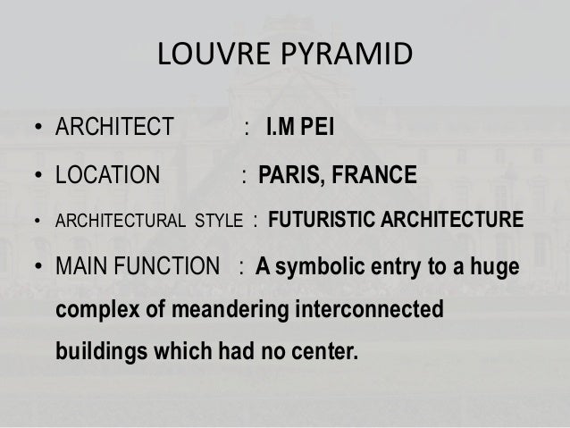 lourve pyramid architect