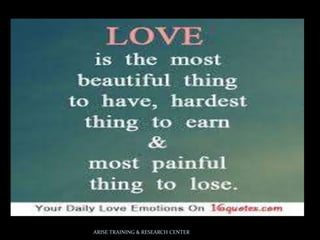 ARISE TRAINING & RESEARCH CENTER