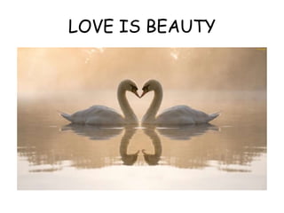 LOVE IS BEAUTY
 