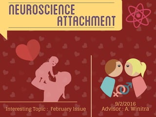 Neuroscience
9/2/2016
Advisor : A. WinitraInteresting Topic : February Issue
Attachment
 
