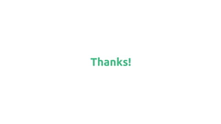 Thanks!
 