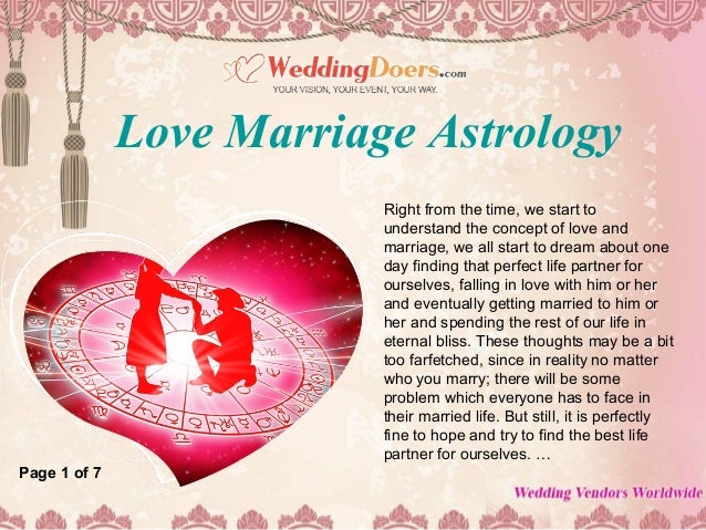 love marriage astrology