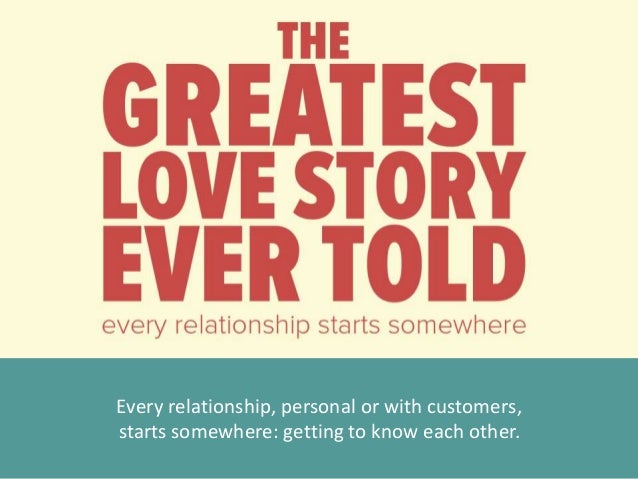 Greatest Love Story Ever Told Oliver James The Greatest Love Story Ever Told
