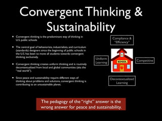 Sustainability Thinking: A Major Paradigm Shift in Philosophy, Pedagogy ...