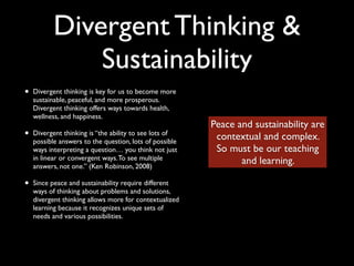 Sustainability Thinking: A Major Paradigm Shift in Philosophy, Pedagogy ...